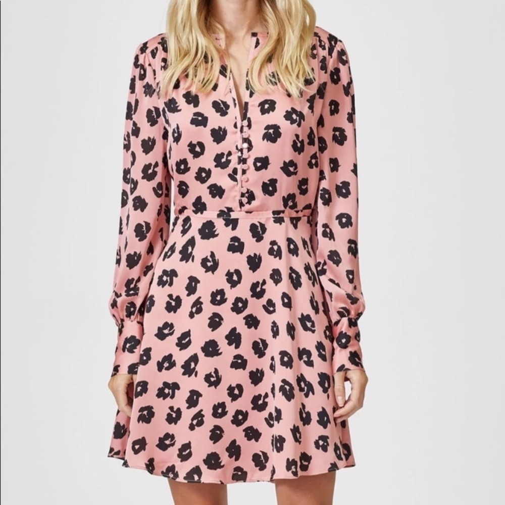 “EQUIPMENT FEMME” Silky Floral Print Danette Dress
